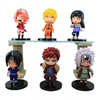 Naruto Set 6 Figuras Itachi Sakura Movibles (animekawaii)