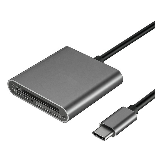 Lector De Tarjetas Múltiples Usb C A Cf  Sd  Tf 5gbps