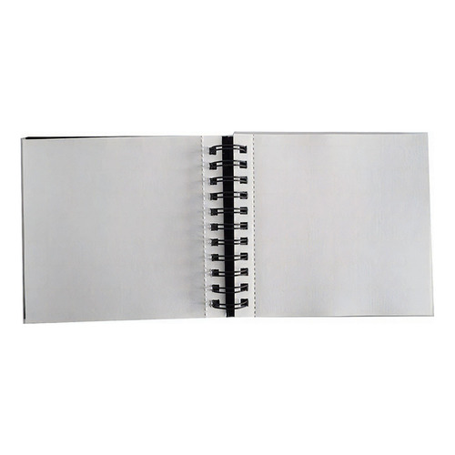 Cuaderno Artmate Sketchbook Espiral 15.2 X 15.2cm 80 Hj 110g Color Negro