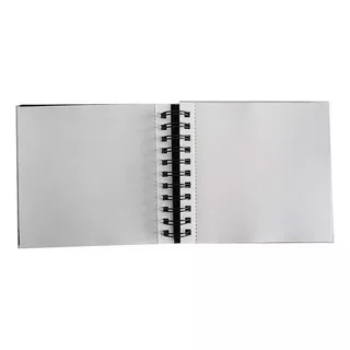 Cuaderno Artmate Sketchbook Espiral 15.2 X 15.2cm 80 Hj 110g Color Negro