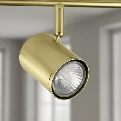 Aplique 3 Luces Dorado Apto Led Gu10 U1193 Mks Sf Dorado Interior