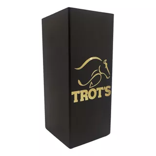 Cuia Top Quadrada De Inox Preto Fosco P/ Tereré 300ml Trot's