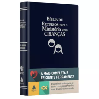 Bíblia De Recursos Para O Ministério Com Crianças - Apec - Luxo Pu Azul: Ferramenta De Auxílio De Ensino Para As Nossas Crianças Sobre Todo O Amor De Jesus Para Com Elas, De Klock, Gayle. Editora Hagn