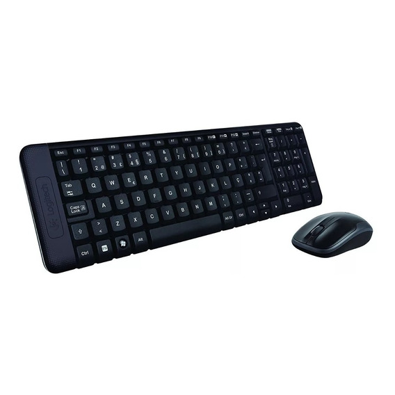 Kit Teclado Y Mouse Inalambrico Logitech Mk220 Usb + Pilas