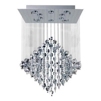 Plafon Colgante Rombo 7070/10 Araña 10 Luces Gu10