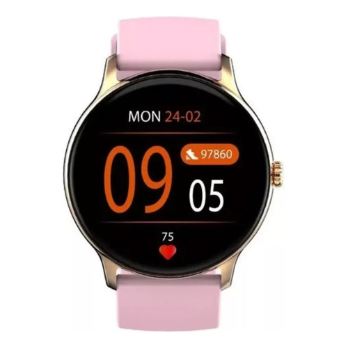 Smartwatch Reloj Foxbox Neon Rosa Bluetooth Getbox® Color del bisel Dorado