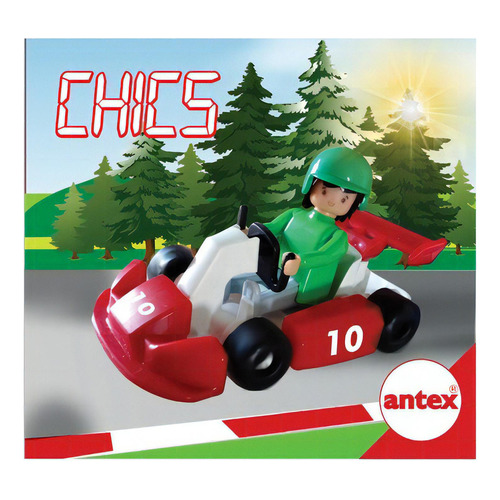 Chics Vehículo Karting Con Figura 9910 Color Rojo