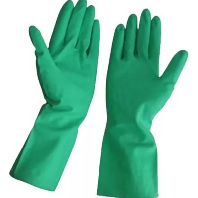 Guantes Desechables Emg Nitrilo Verde