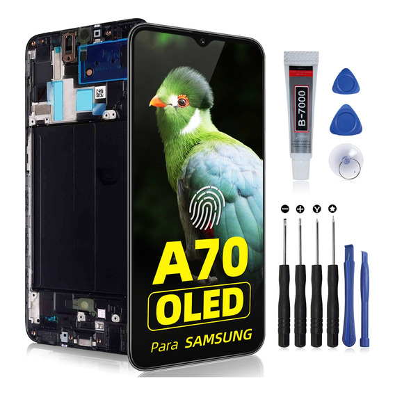 Pantalla Amoled Para Samsung Galaxy A70 A705 Con Marco