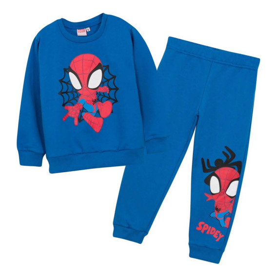  Spidey - Conjunto Buzo Frizado  Y Jogging Frizado -  Niño 