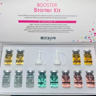 Bb Glow Booster Starter Kit Serum Facial 12 Frascos Stayve