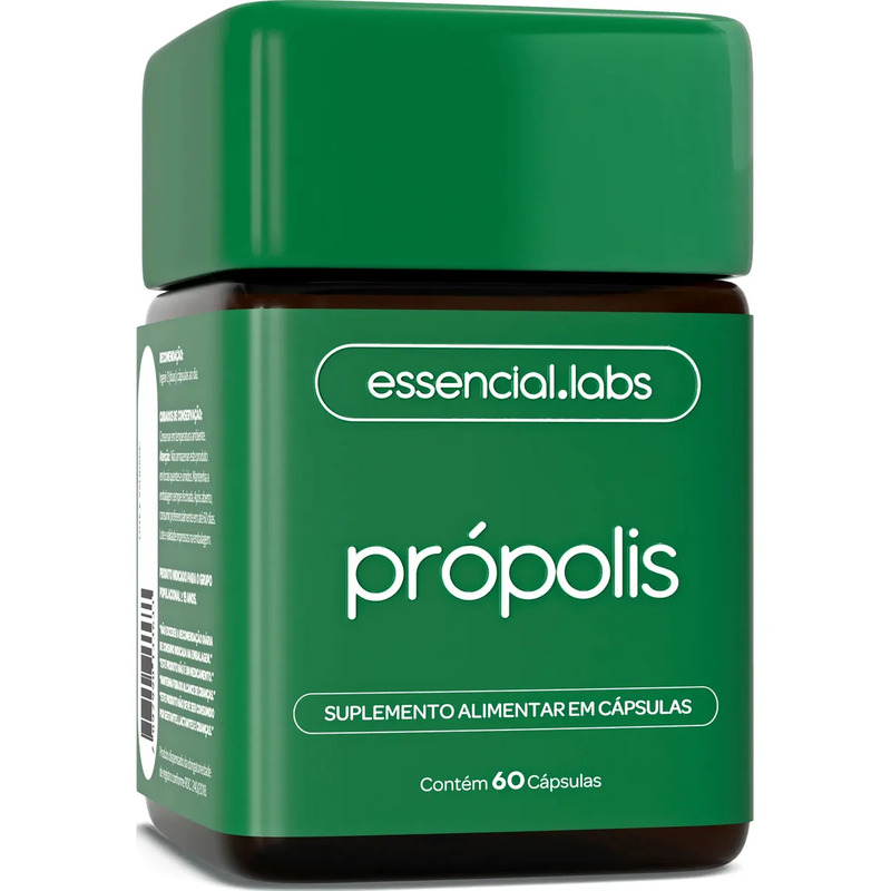 PRÓPOLIS VERDE com 1000mg por dose - Extrato com Máxima Absorção e Concentração - 60 Cápsulas PRÓPOLIS VERDE com 1000mg por dose - Extrato com Máxima Absorção e Concentração - 60 Cápsulas