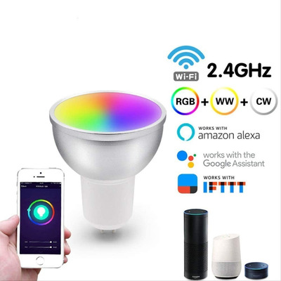 Lámpara Led Smart Gu10 3,5w Wifi Celular App Tuya 
