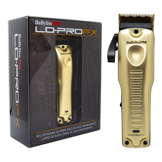 Babyliss Pro Lo-pro Fx Gold 825 Maquina Corte Cortadora 6c