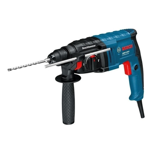 Rotomartillo electroneumático Bosch Professional GBH 2-20 D azul con 650W de potencia 220V