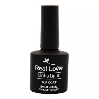 Top Coat Para Unhas Linha Light 8ml - Real Love