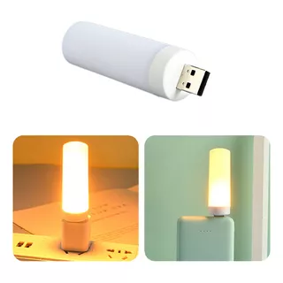 Luz Usb Led Amarela Efeito Dinâmico Fogo Chama Artificial