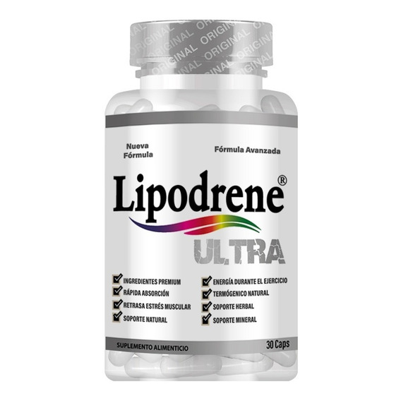 Lipodrene Ultra 30 Caps- Formula Ultra Pro - Termogénico