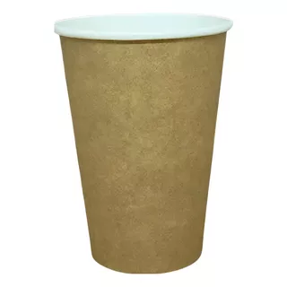 500un Copo Papel Biodegradável Térmico Água Café 200ml Kraft