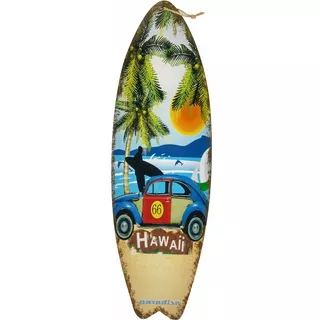 Quadro Placa Decorativa Parede Recorte Prancha De Surfe Mdf