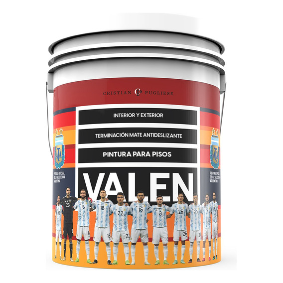 Pintura Para Pisos Garages, Gimnasios, Escaleras Valen 4 Lts