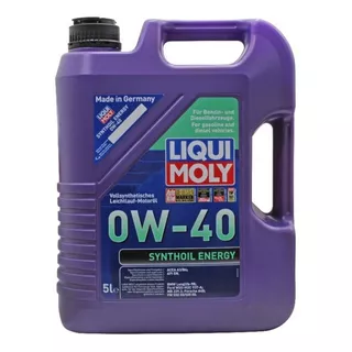 Aceite Motor Synthoil Energy 0w-40 Liqui Moly 5l