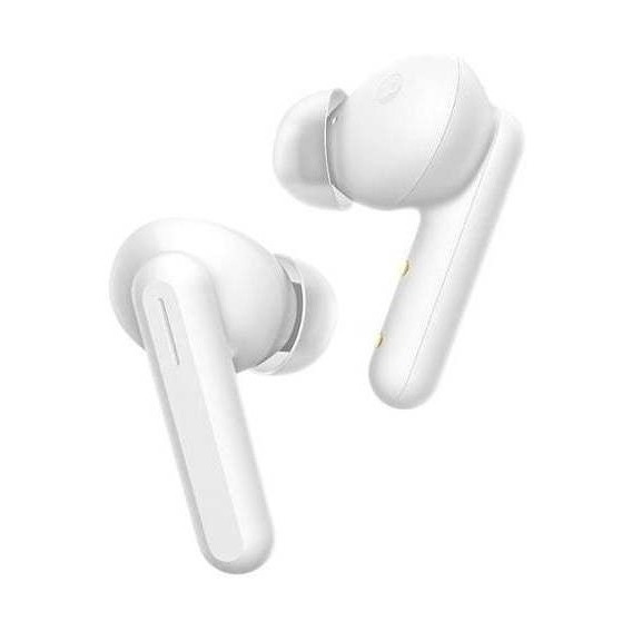 Audífonos in-ear gamer inalámbricos Haylou GT Series GT7 blanco con luz LED