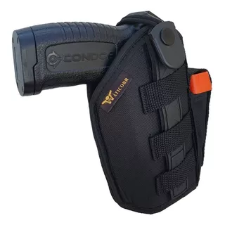 Coldre Taser  Spark Pistola Com Lanterna Laser Para Cinto