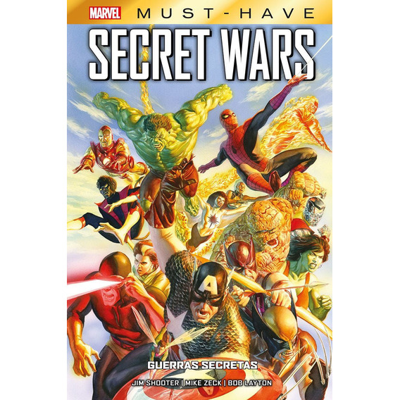 Secret Wars: Guerras Secretas, De Mike Zeck. Editorial Panini, Tapa Dura En Español