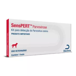 Senspert Parvovirose Kit Para Detecção - Dechra Sabor Menta