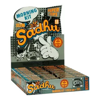 Caixa De Seda Sadhu Morning Slim King Size C/  Piteira