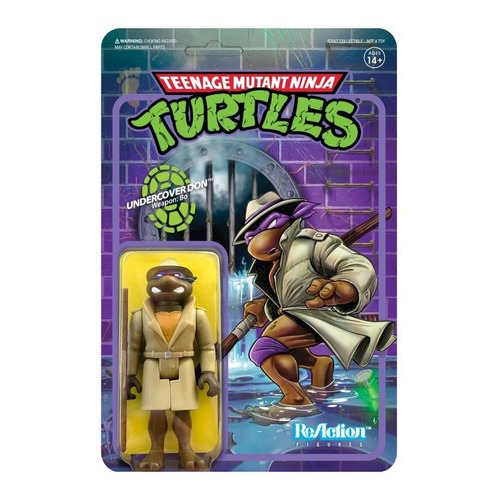 Super 7 Reaction: Tmnt Tortugas Ninja - Donatello Espia