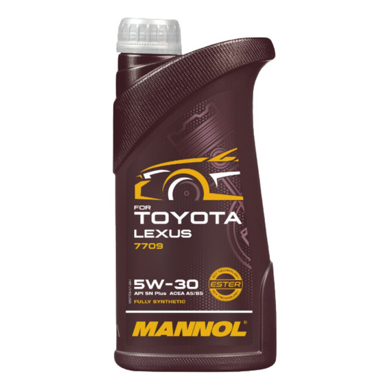 Aceite 5w30 Mannol Toyota/lexus A5/b5 Full Sintetico 1lt