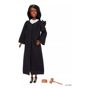 Barbie Prof. Juíza Cabelo Castanho Escuro Ms