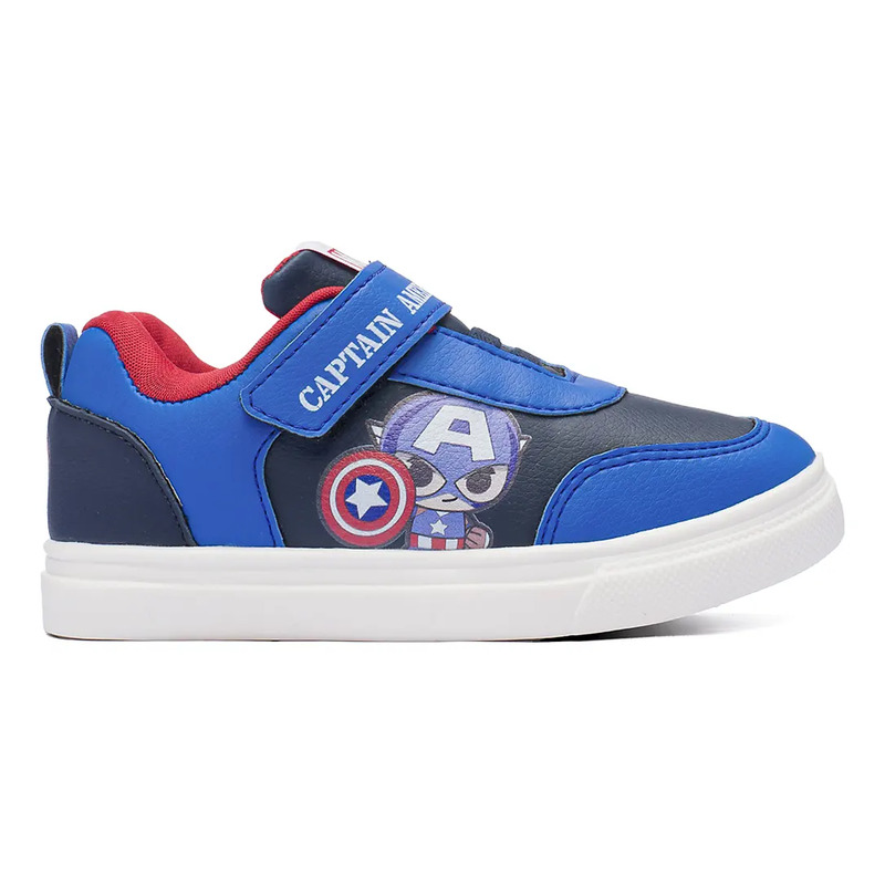 Tenis Infantil Menino Capitão América Original Casual Marvel