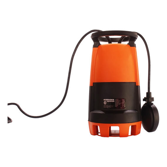 Bomba Sumergible Nebraska Nebps0400p 400w 5,5m Color Naranja