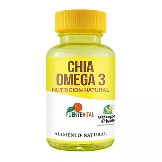 Chia Omega 3 Fv 1 Frasco 60 Capsulas . Colesterol 
