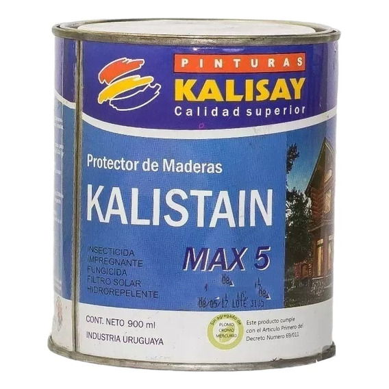 Protector Para Madera Doble Filtro Kalisay 0.9lts 7 Colores