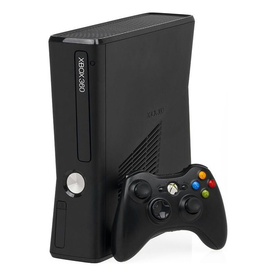 Microsoft Xbox 360 Slim Standard Color Matte Black