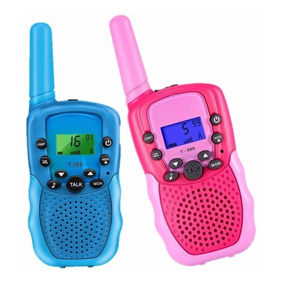 Radio Walkie Talkie Para Niños Con 22 Canales 3 Millas 2 Pcs