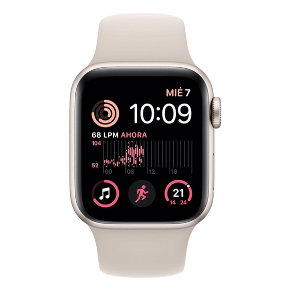 Apple Watch Se Gps De 40 Mm Caja De Aluminio Blanco Estelar