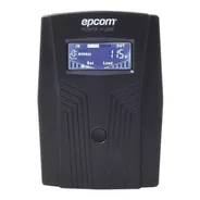Ups Epcom Epu850lcd 850va Entrada Y Salida De 100v - 110v - 120v Negro