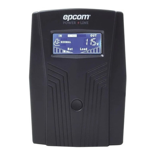 Regulador No Break Epcom 850 Va 6 Tomas Nema 5-15r Color Negro