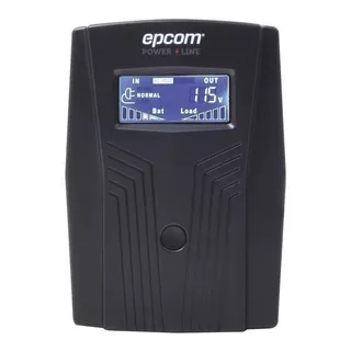  Epcom Ups Epu850lcd 850va Entrada Y Salida De 100v - 110v - 120v Negro