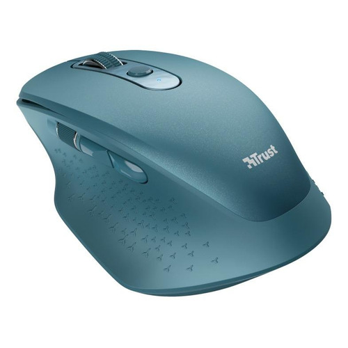 Mouse inalámbrico recargable Trust  Ozaa blue