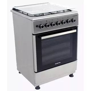 Cocina Punktal Turca Pk-1050 Etk A Gas/eléctrica 4 Hornallas  Inox 220v - 240v Puerta Con Visor 70l