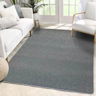 Alfombra Carpeta Gris Medio 150x200 Cm Kreatex