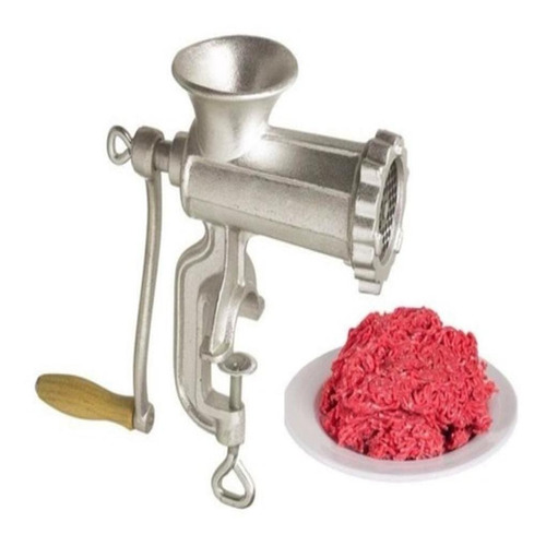 Máquina picadora de carne manual para moler hamburguesas