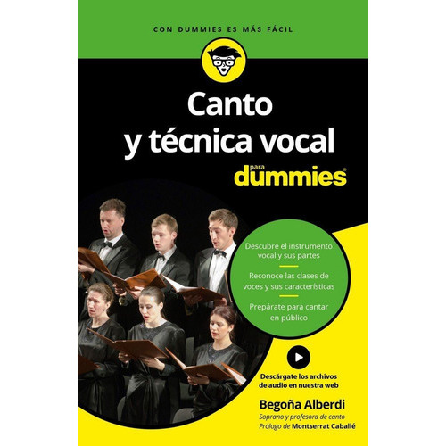 Canto Y Tãâ©cnica Vocal Para Dummies, De Alberdi De Miguel, Begoña. Editorial Para Dummies, Tapa Blanda En Español