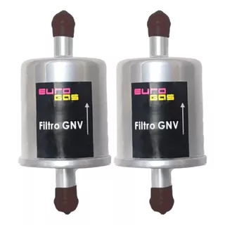 2 Filtros Gnv 14 Mm Troiagas Metal 5a E 6a Geracao Kit Gas